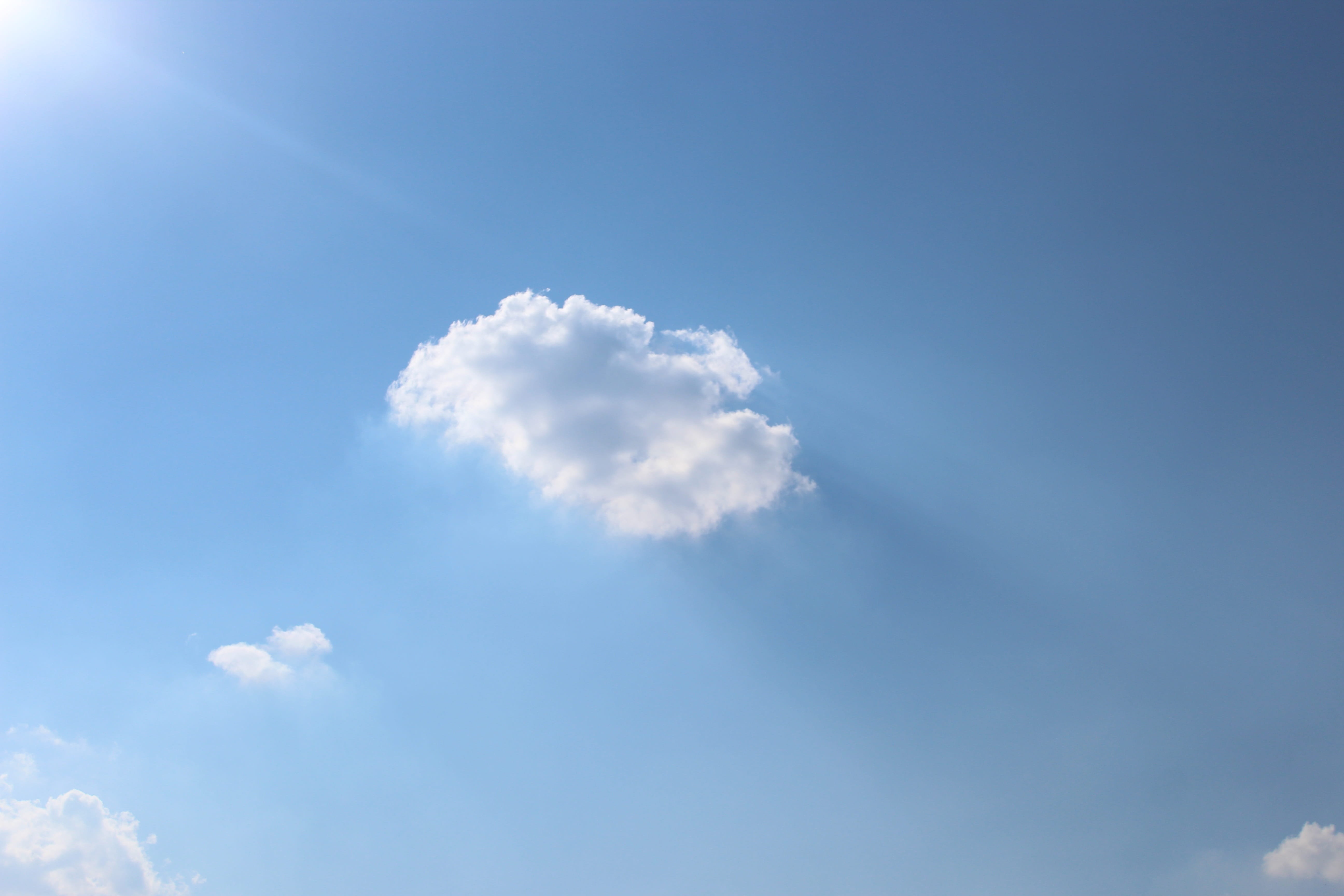 clouds, sky, sun, light, atmosphere, rest, blue, white, cloud - sky