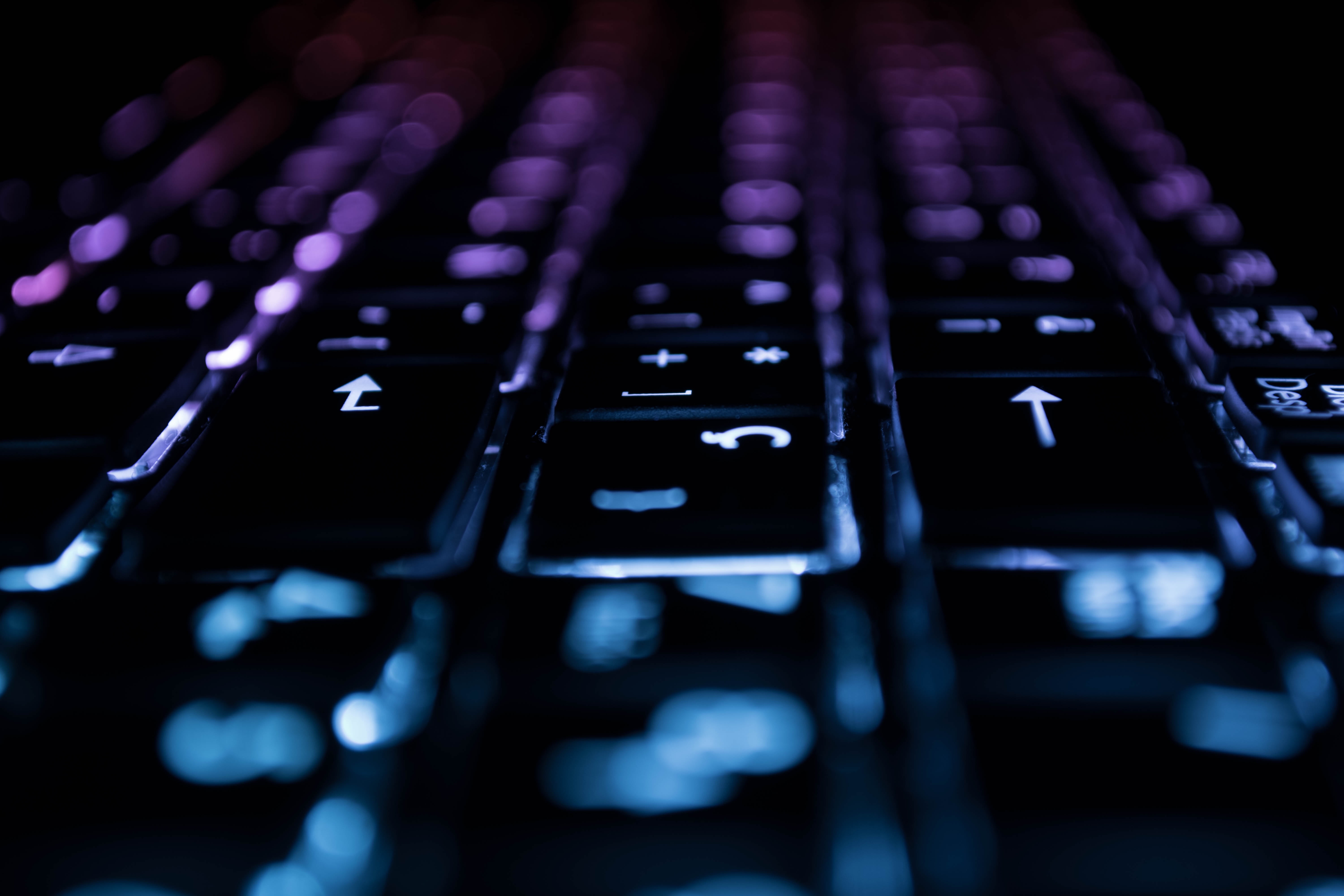 keyboard, computer, lights, led, keys, computer Keyboard, technology
