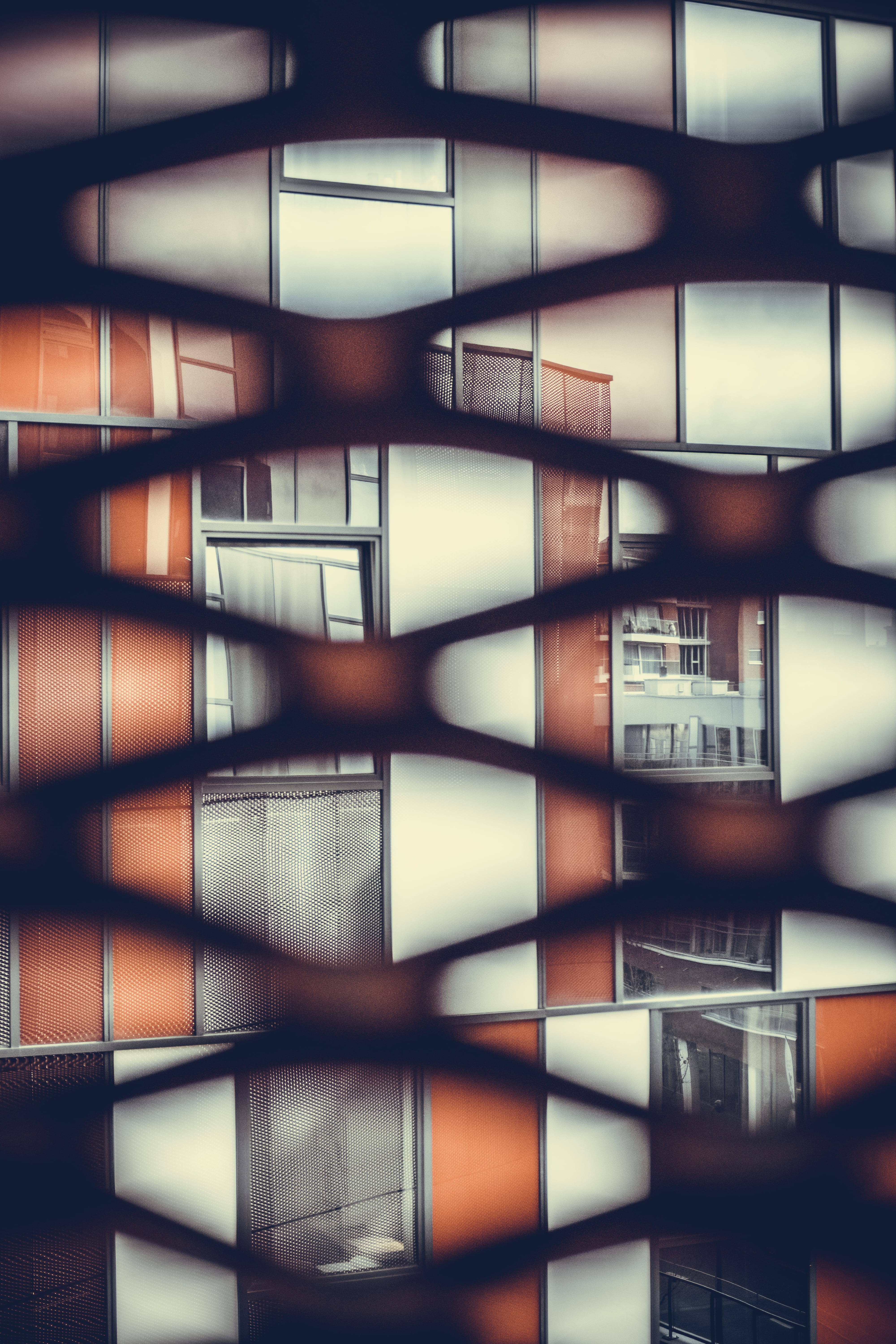 untitled, pattern, window, looking through, reflection, looking out