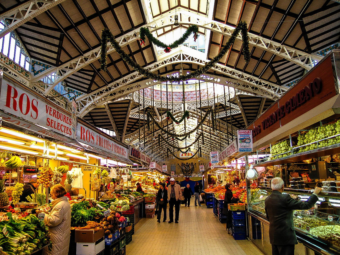 Market in Valencia, Spain, photo, public domain, shopping, store
