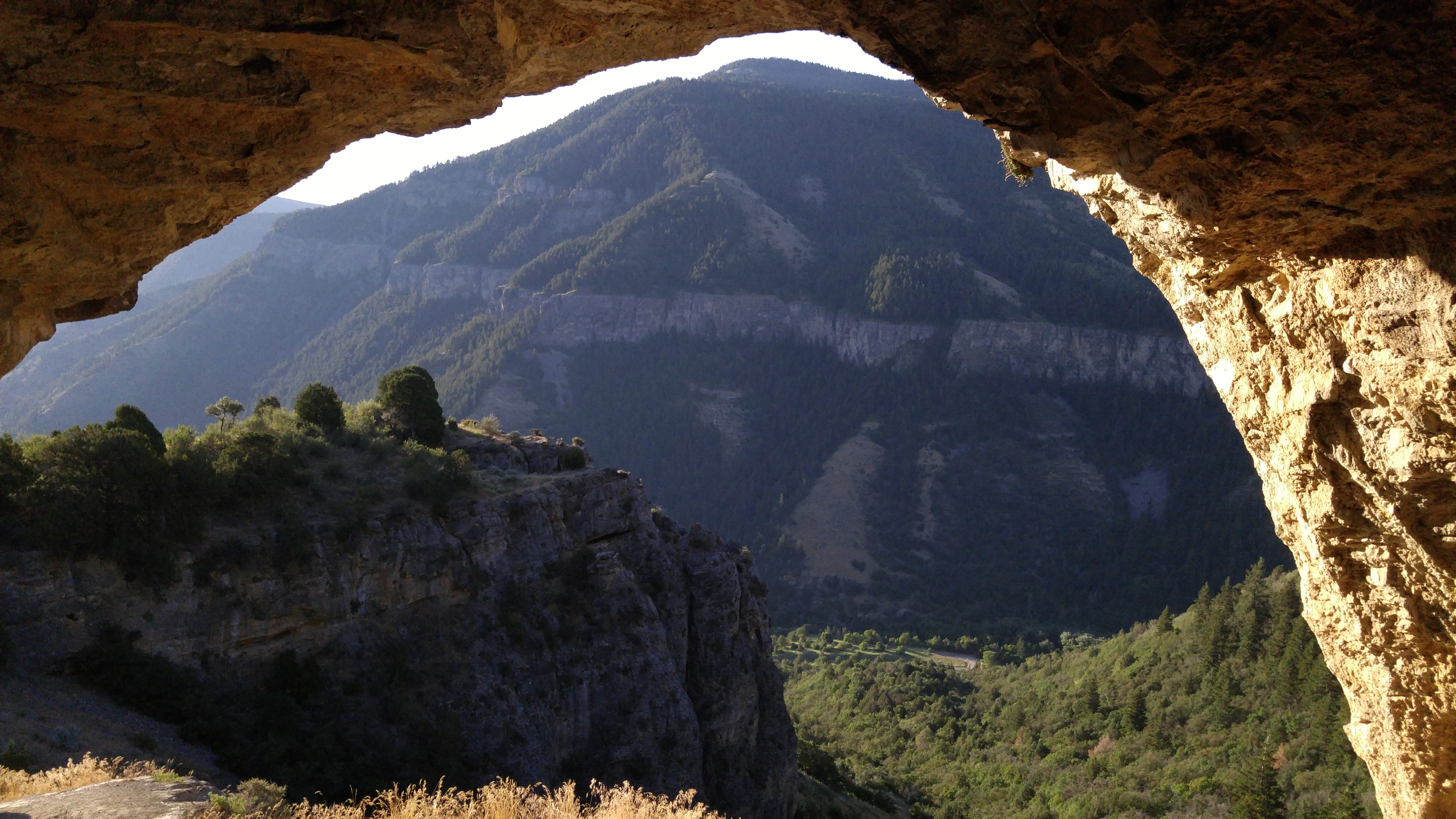 Mountain, Cave, Framed, Cavern, arch, nature, day, outdoors