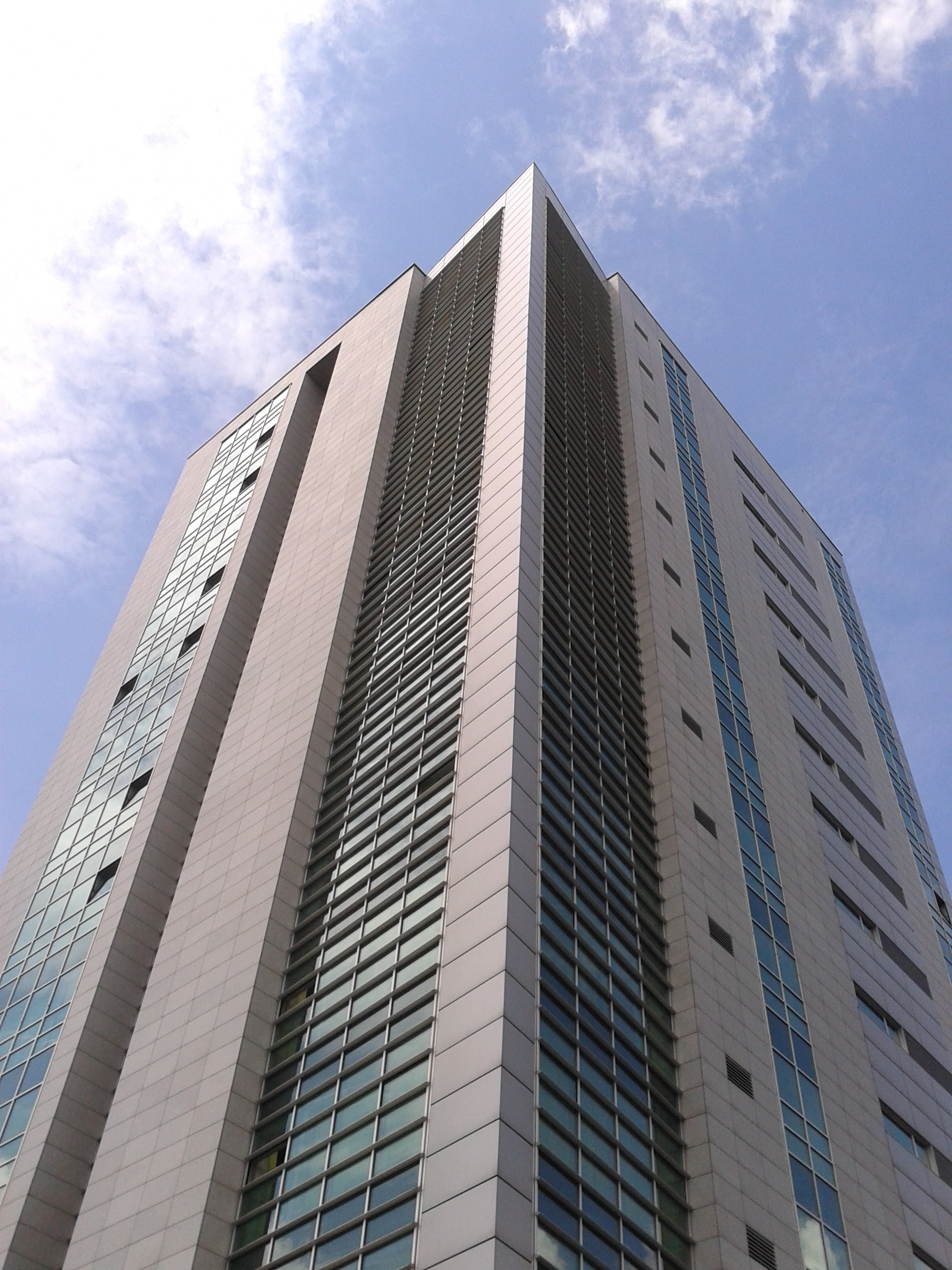 the skyscraper, building, building exterior, built structure