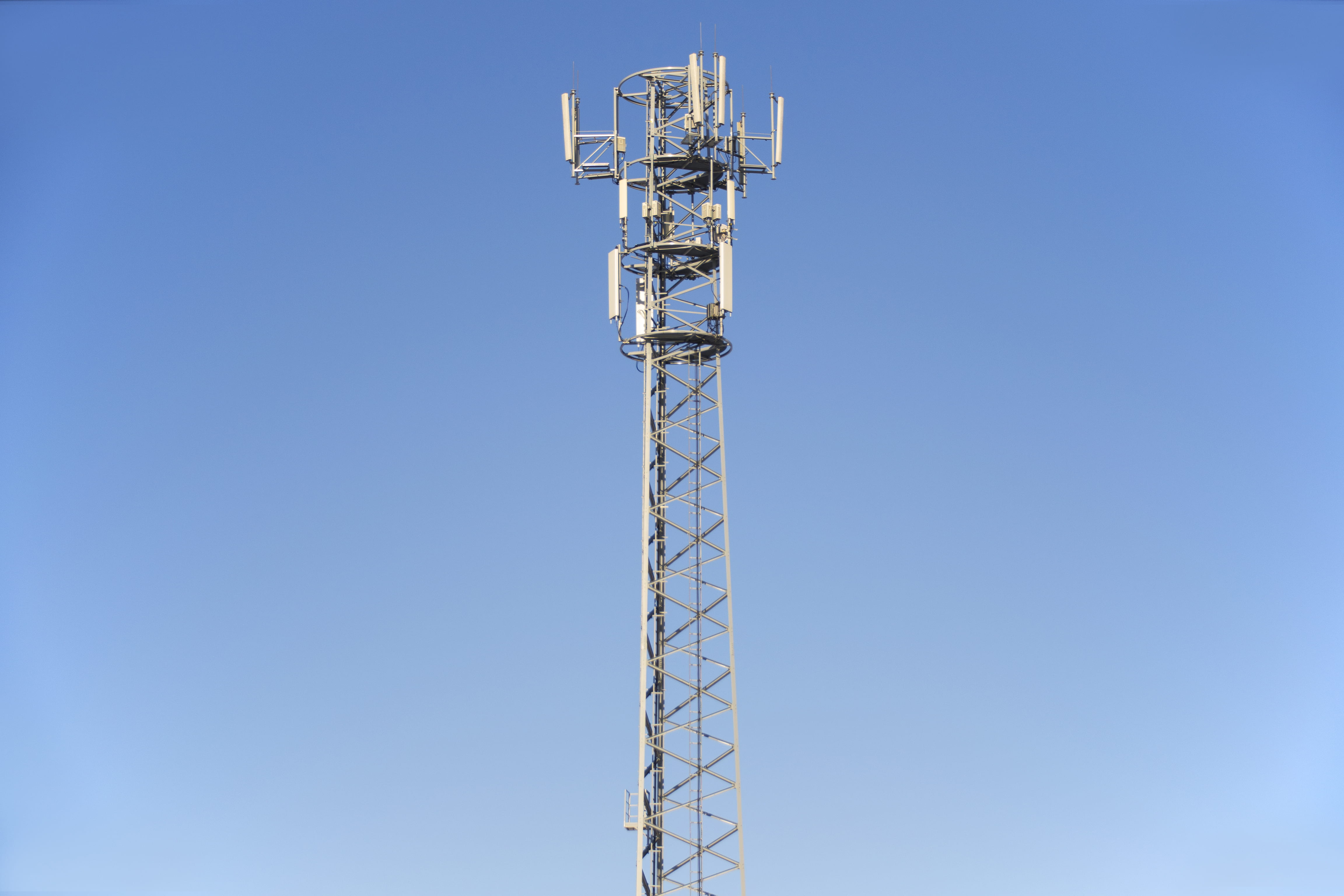 sky, technology, high, tower, antenna, blue sky, cell tower, electronics