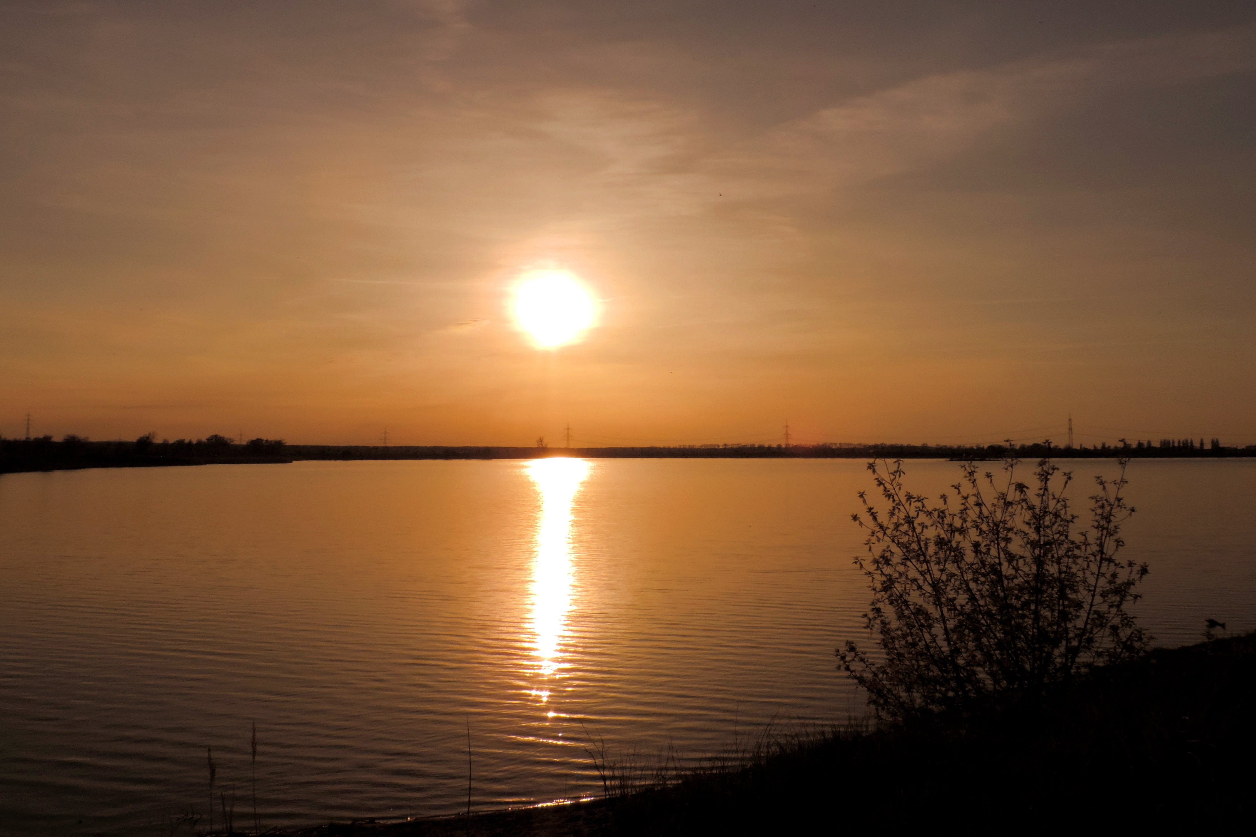 sunset, twilight, waters, reflection, sky, scenics - nature