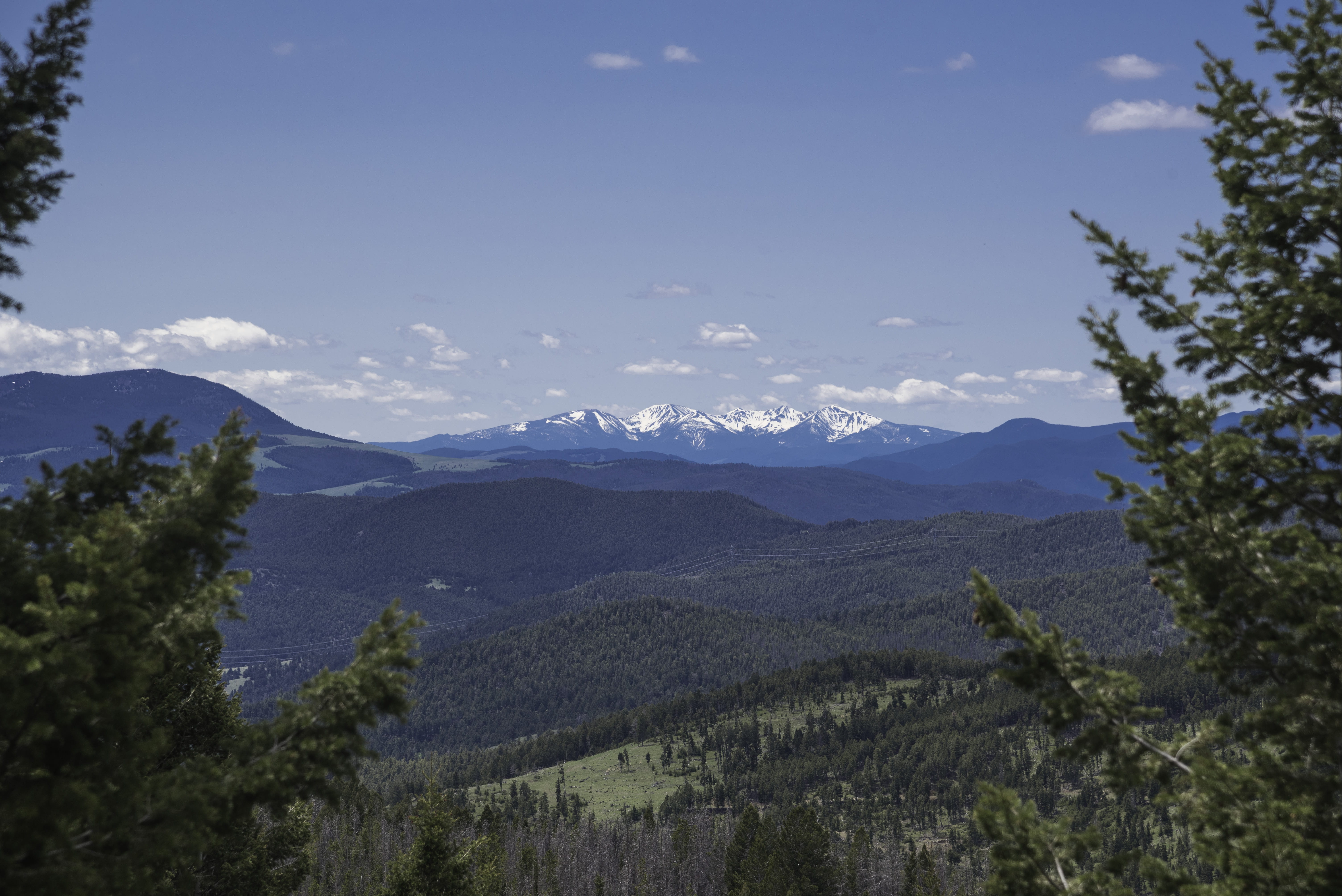 View of the Elkhorn Mountain Range, landscape, landscapes, mountains