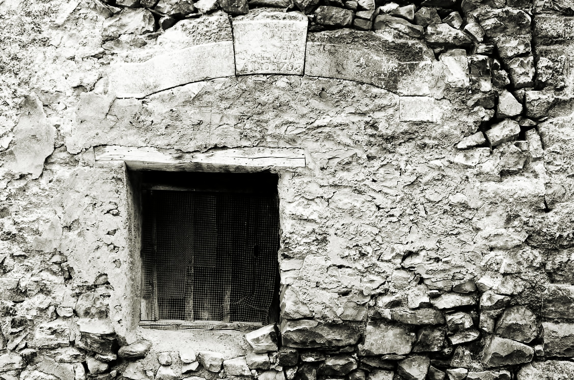 architecture, window, old window, old building, wall stone
