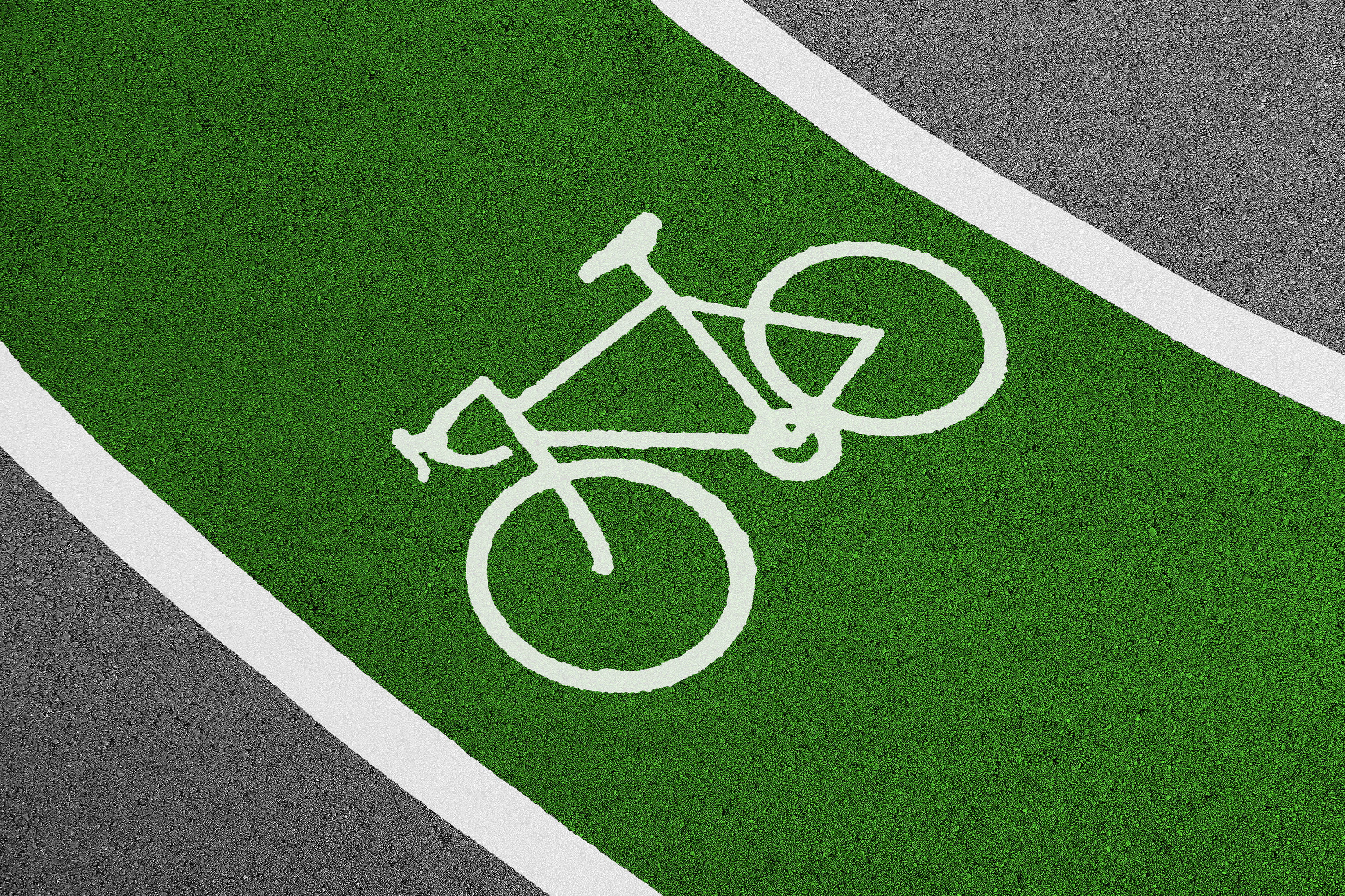 road, field, sign, texture, asphalt, bicycle, empty, grass, ground