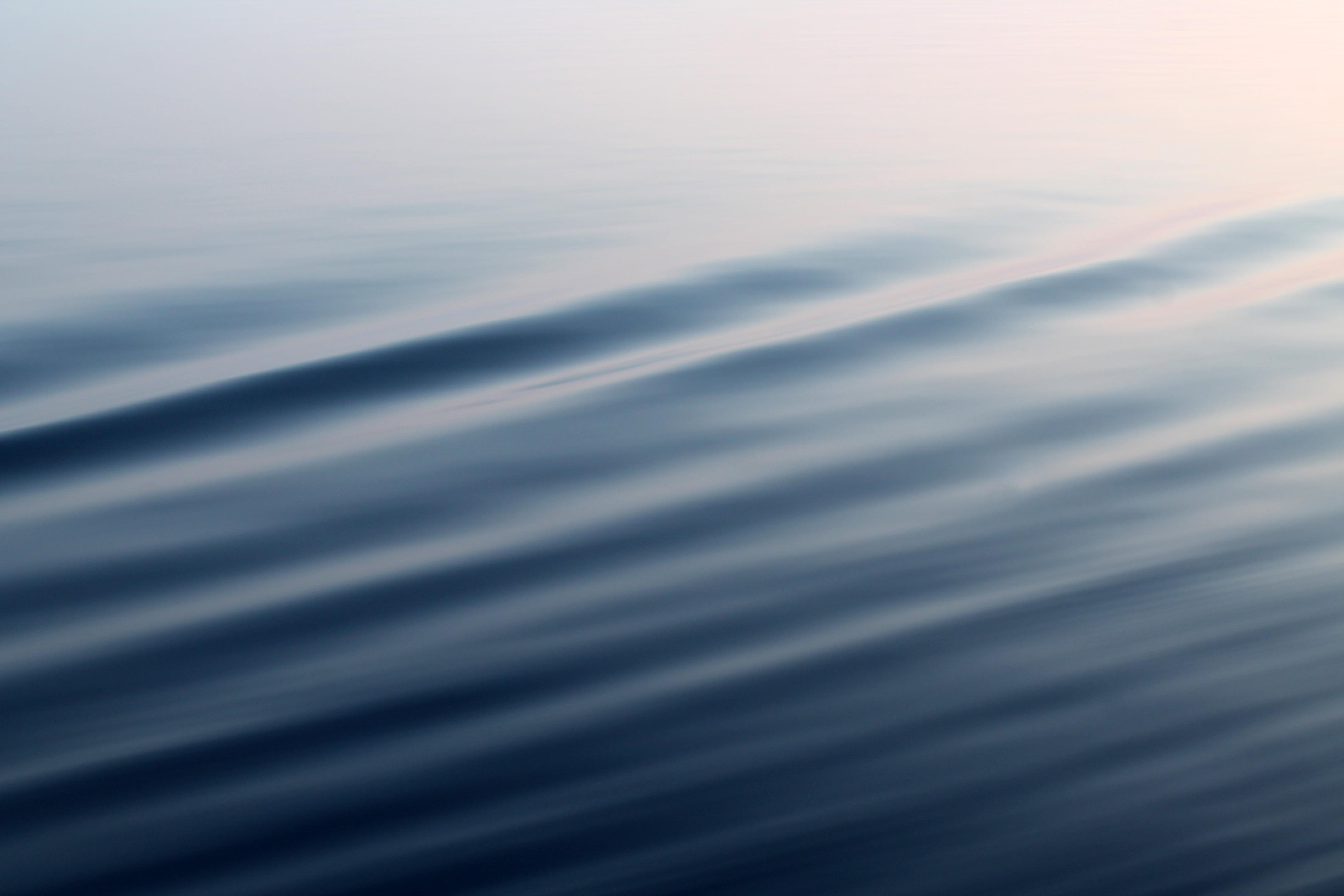 placid body of water, ripples, blue, surface, liquid, nature