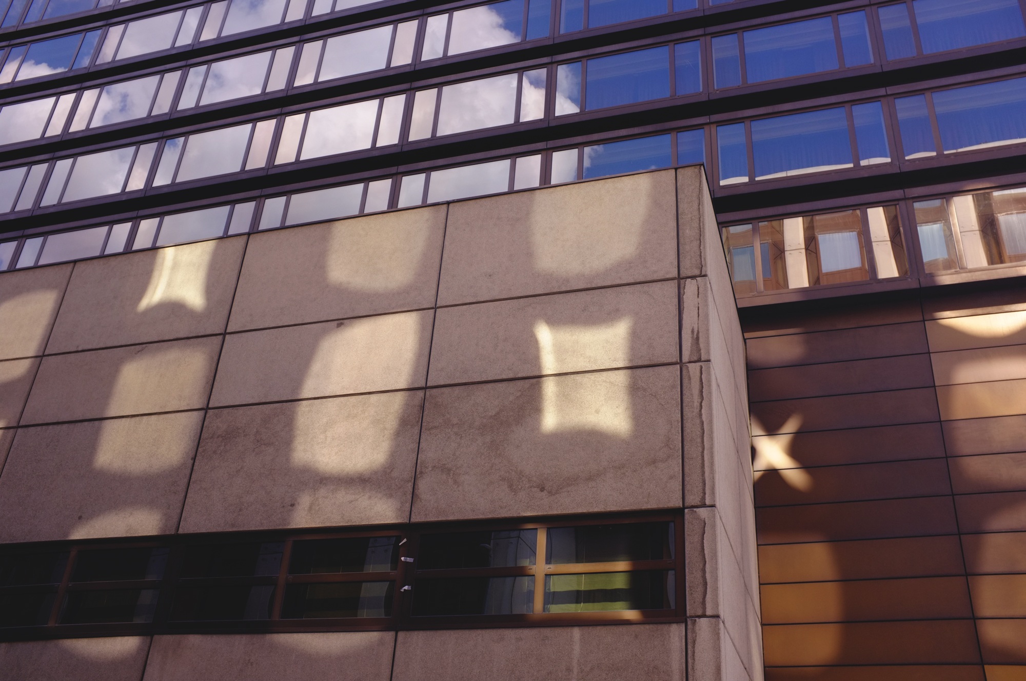 building, reflection, budapest, built structure, building exterior