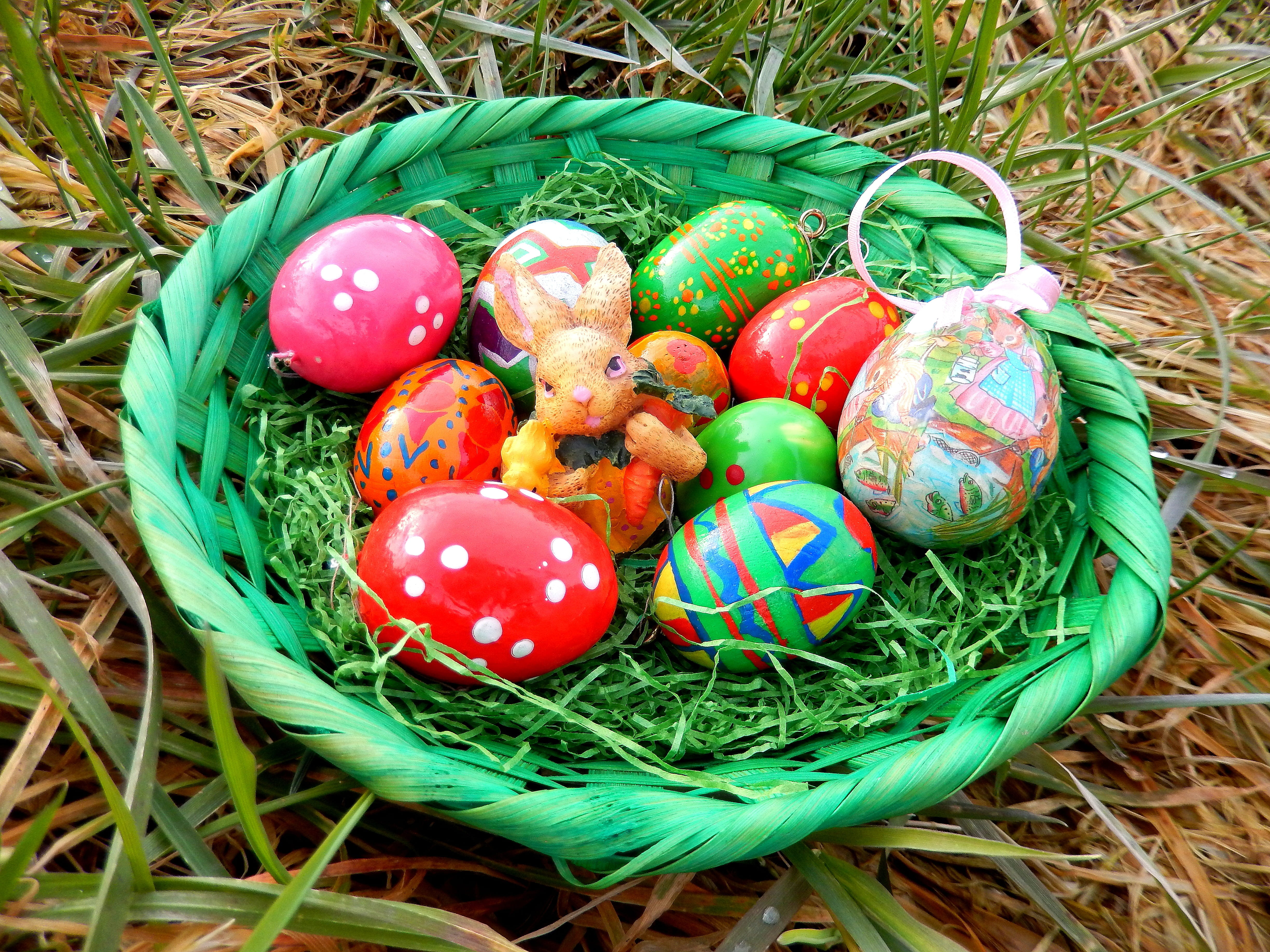 Nest, Easter Eggs, easter nest, easter theme, easter greeting