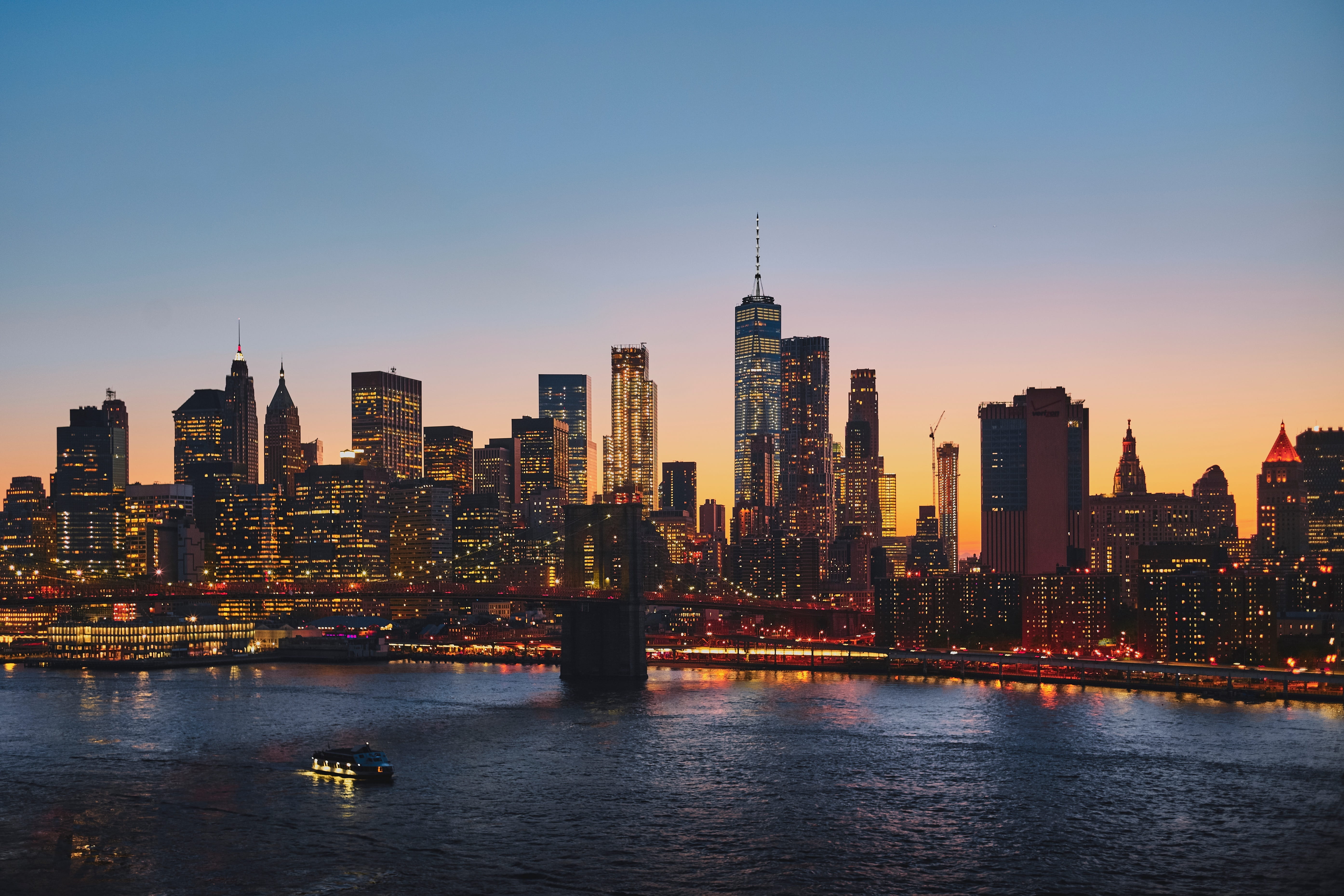 architecture, building, infrastructure, blue, sky, skyscraper