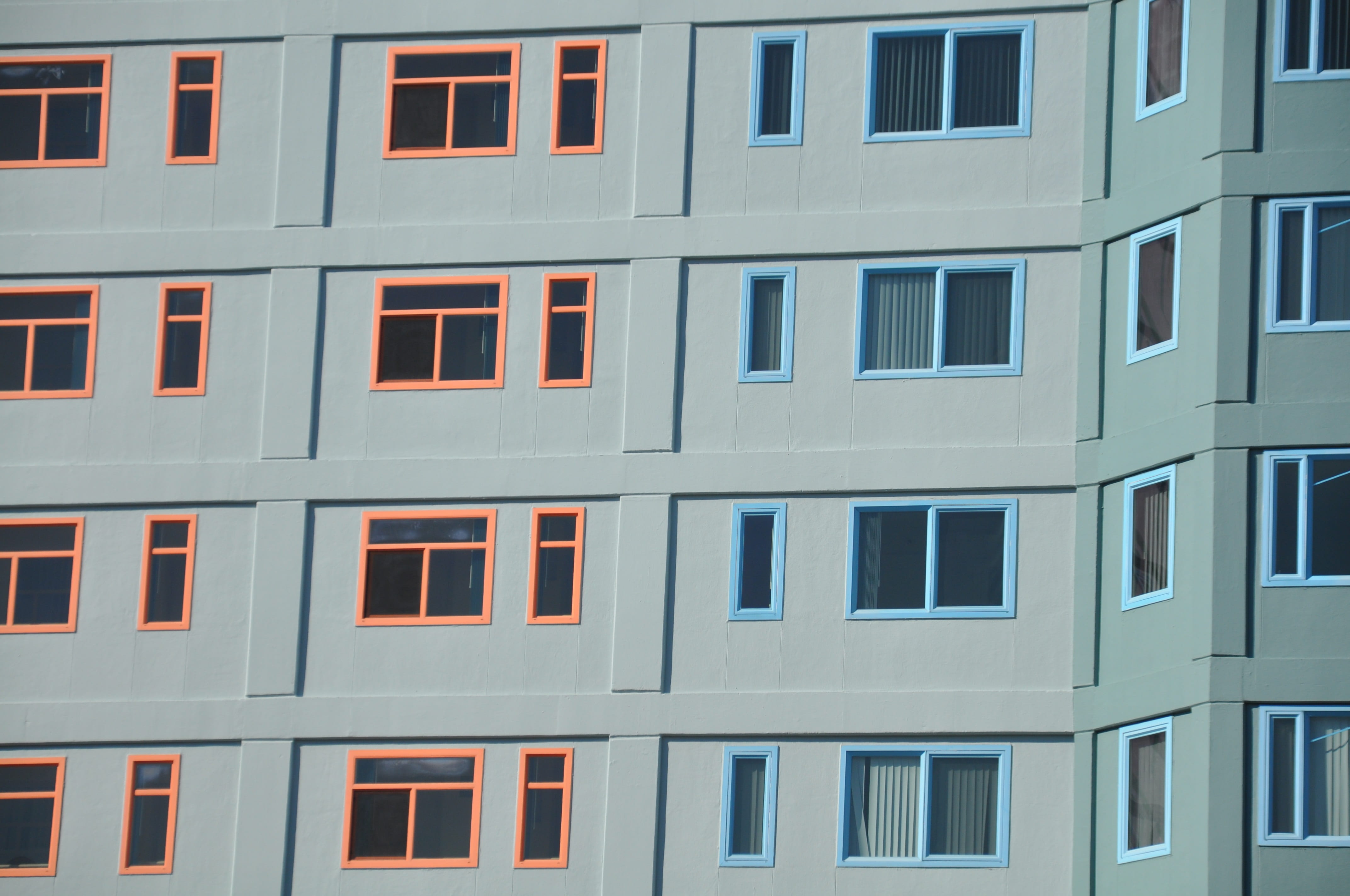 windows, apartment, wall, modern, view, architectural, architecture