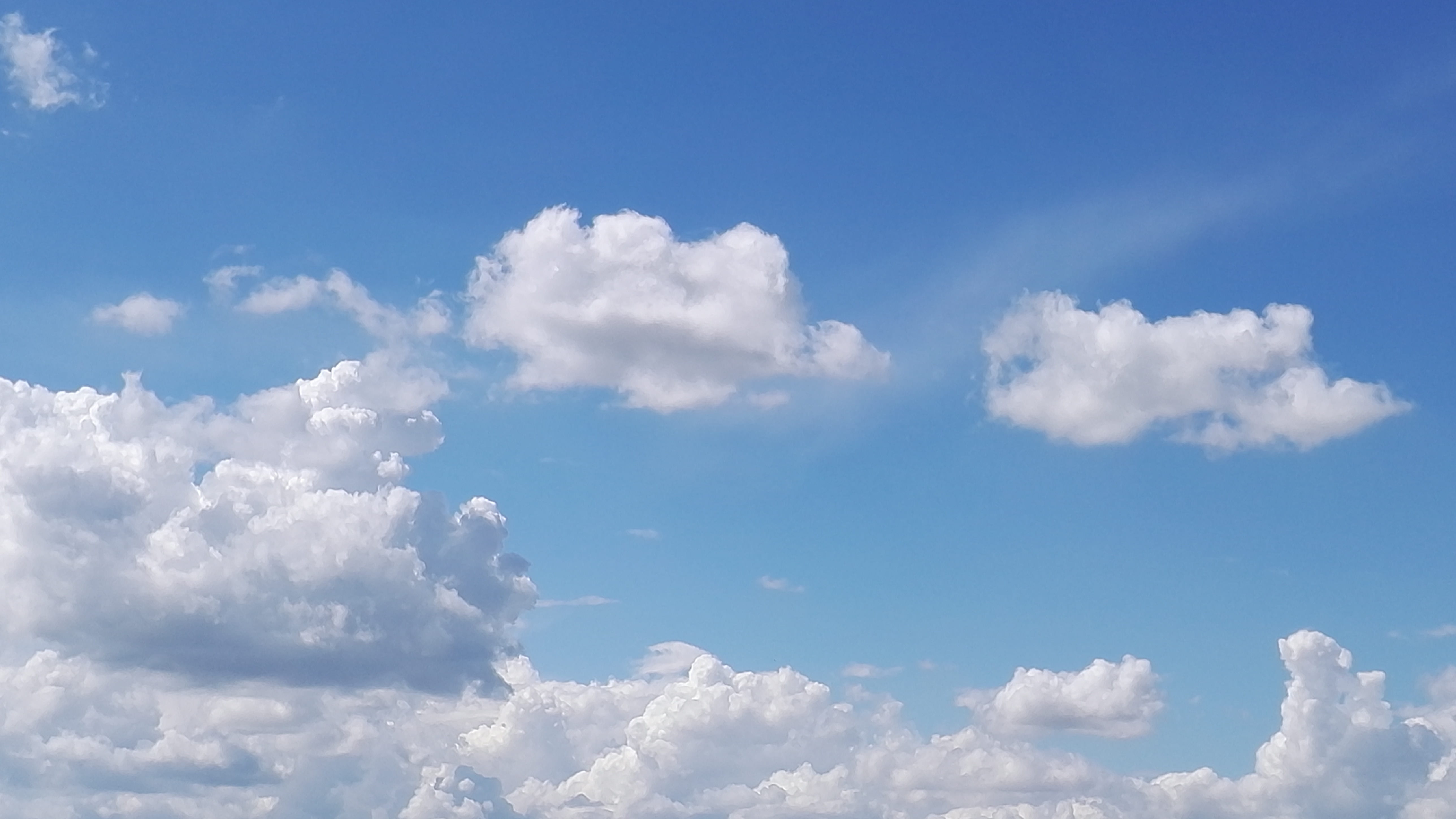 sky, clouds, white cloud, cloud - sky, blue, cloudscape, atmosphere