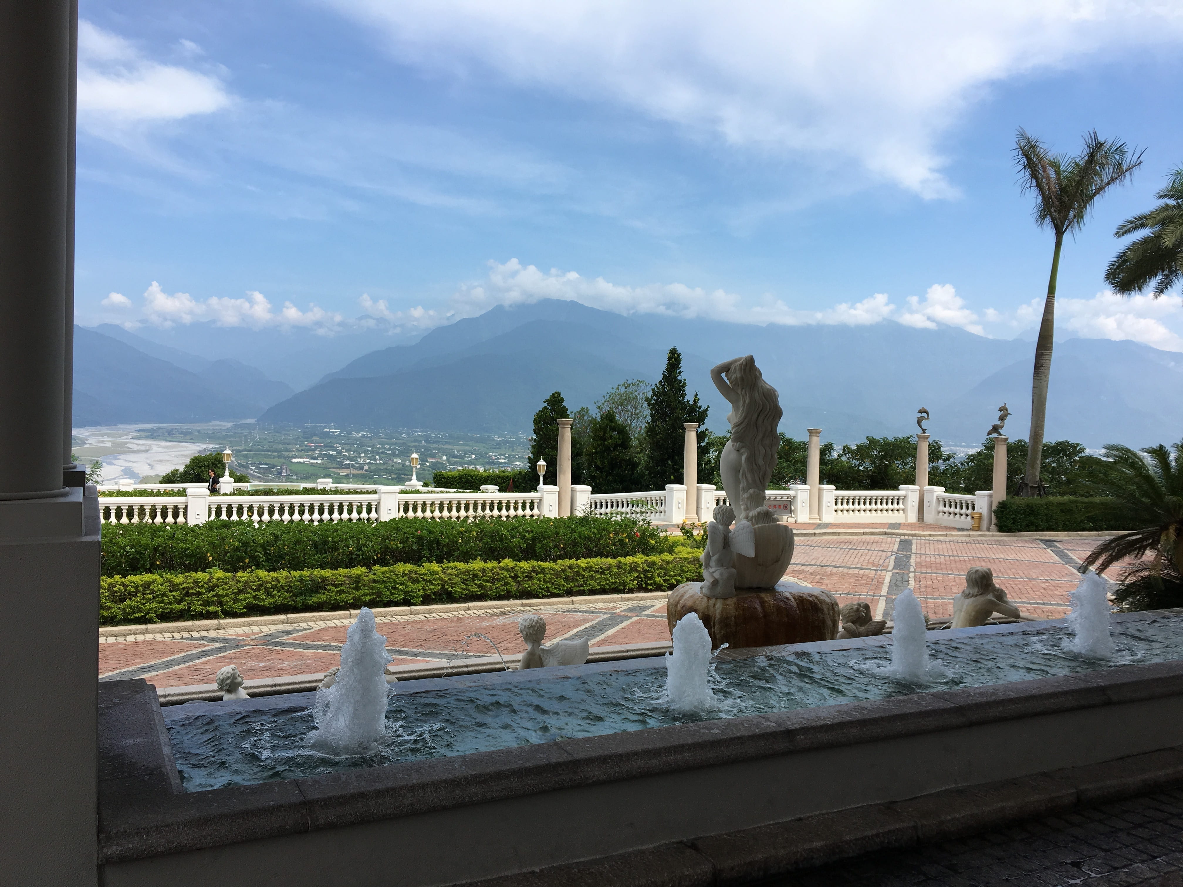 for joy, landscape, statue, sky, mountain, cloud - sky, tree