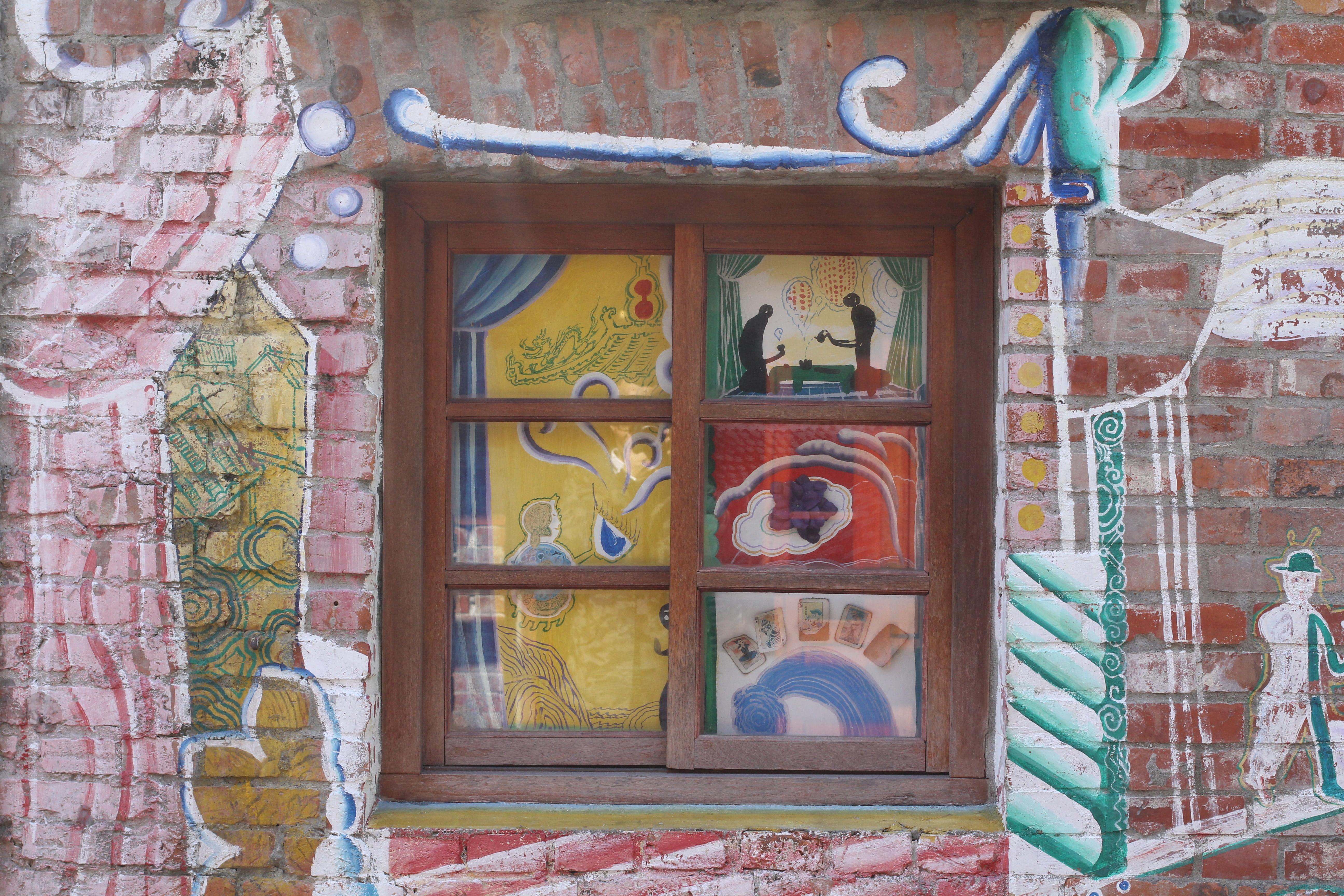 graffiti, scenery, humanities, architecture, built structure