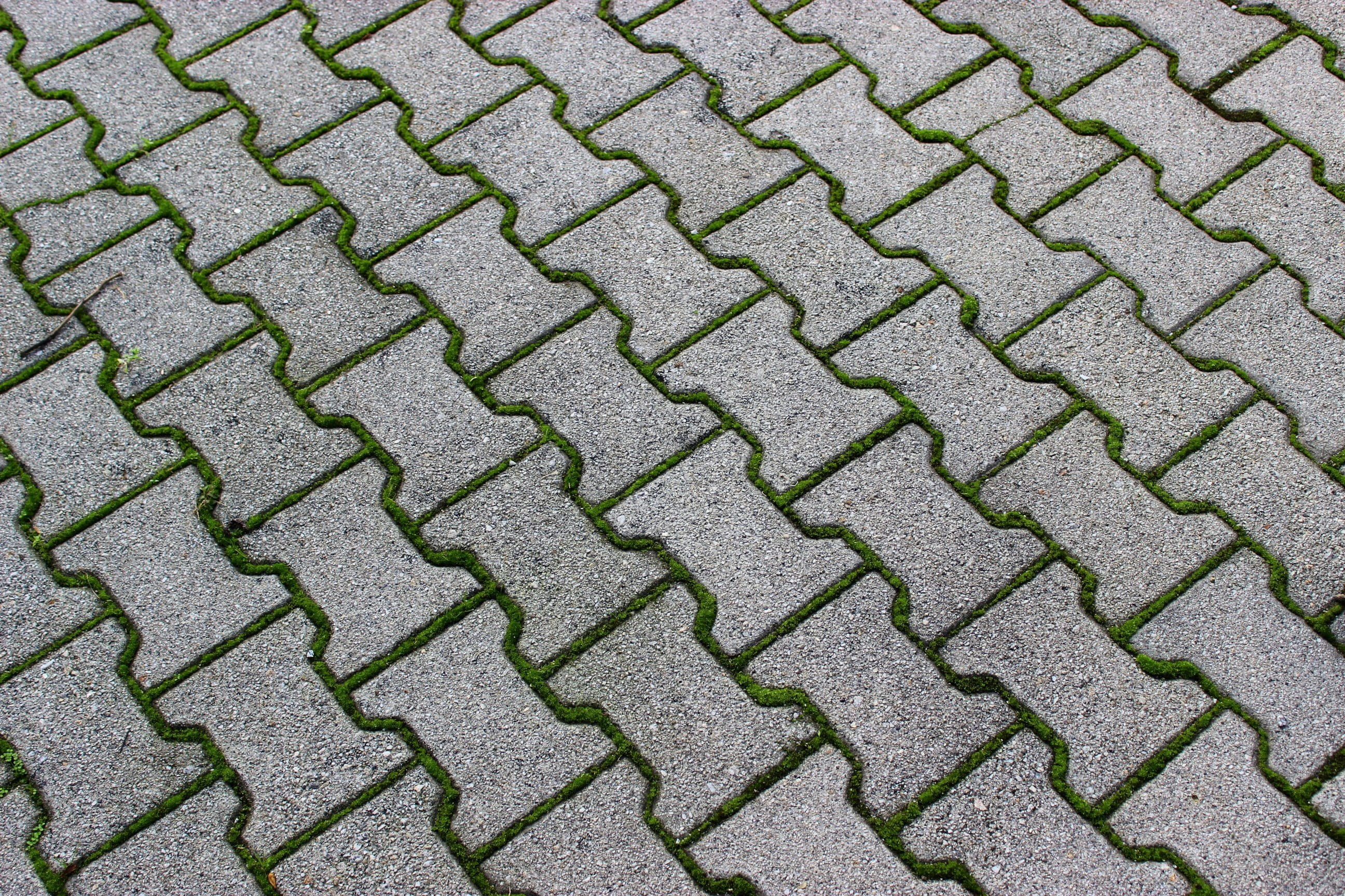 pattern, grey, green, brick, outdoor, grass, backgrounds, full frame