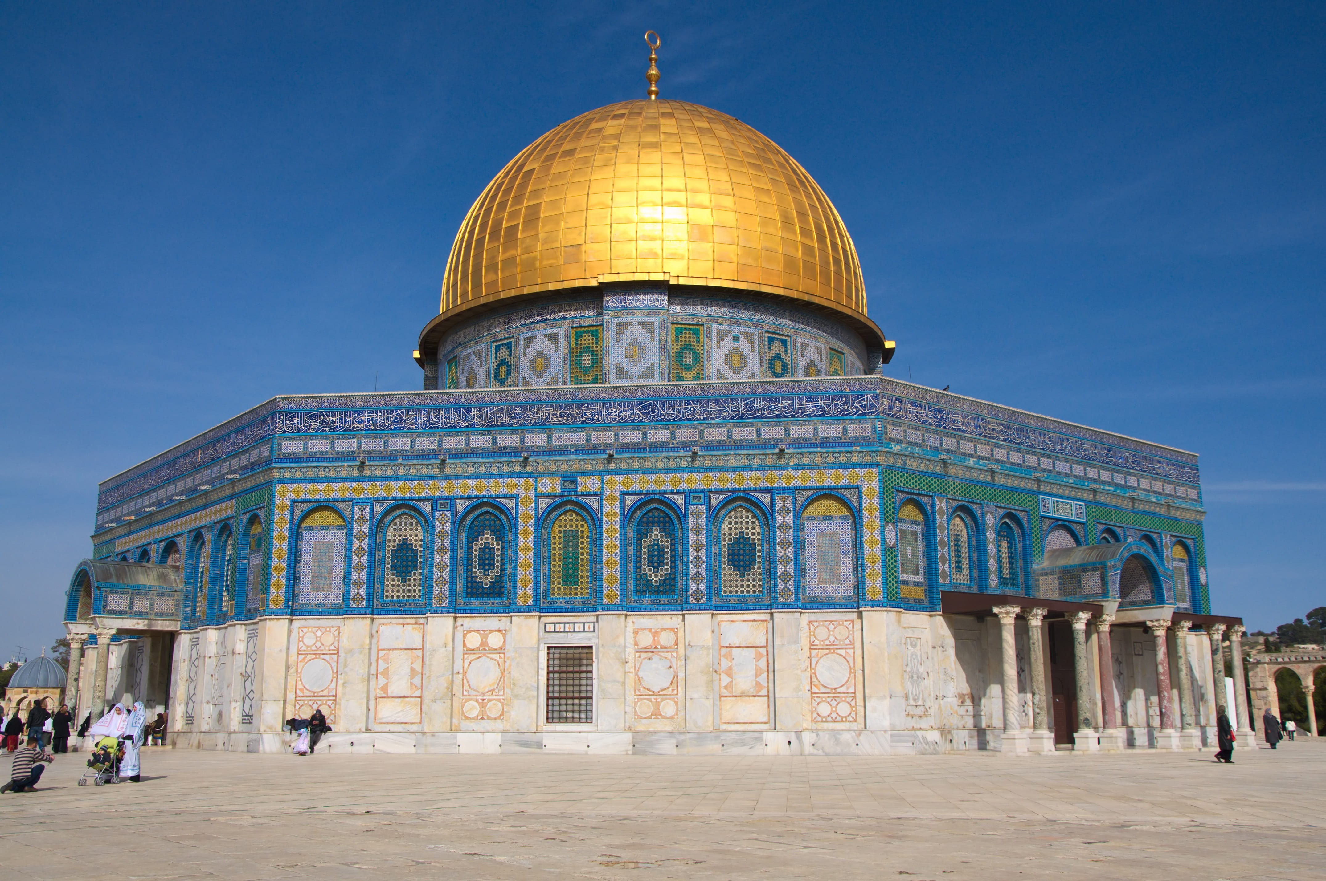 Dome of the Rock, Israel, Jerusalem, temple mount, golden dome