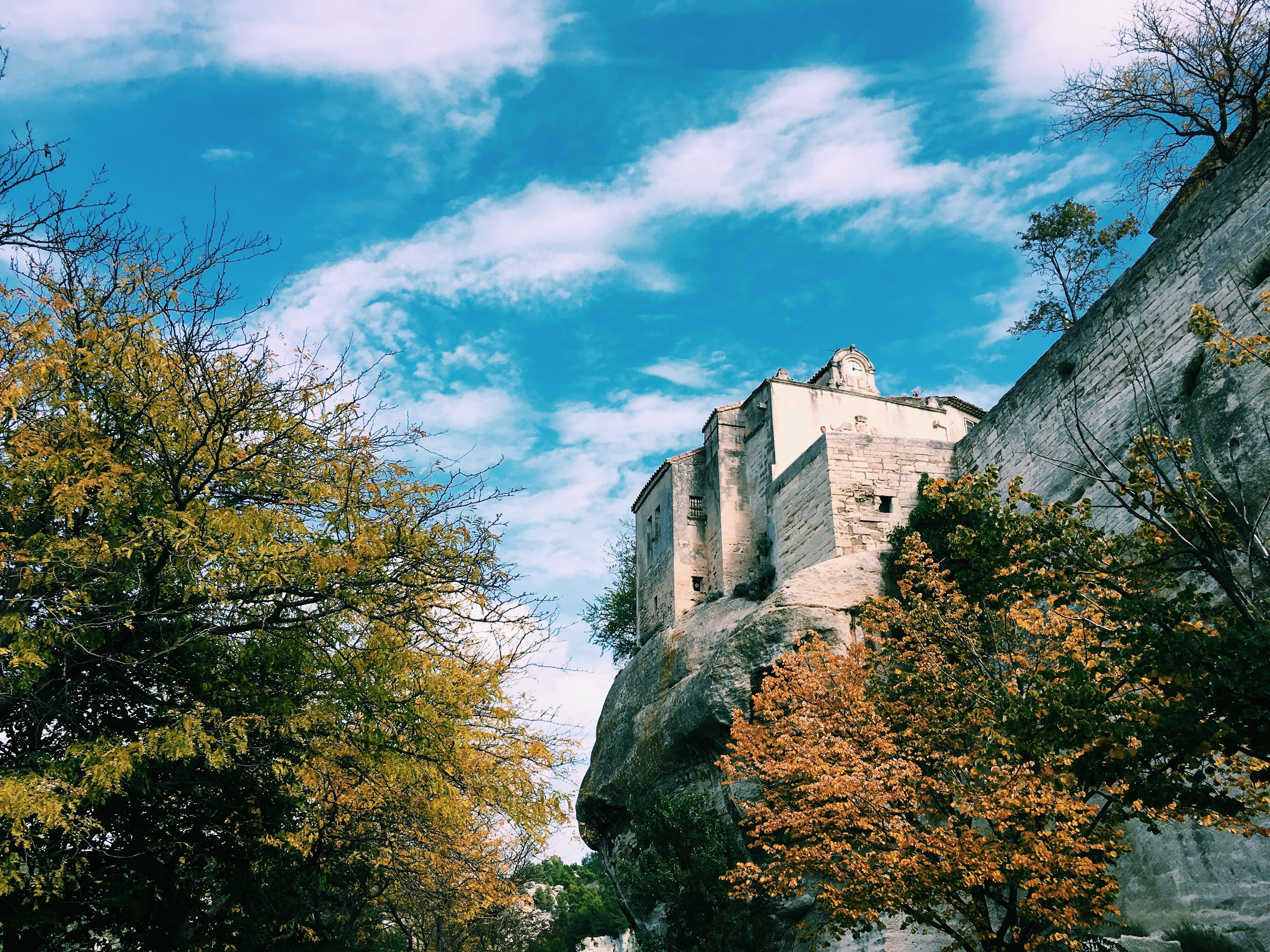 castle, architecture, rock, precarious, old, tower, history