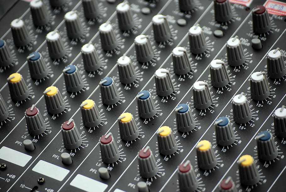 controls, dial, dials, switches, amplifier, audio, gain, music HD wallpaper