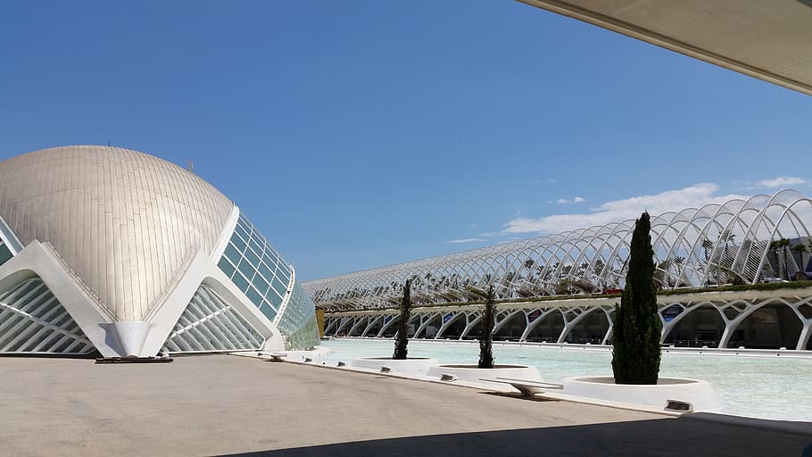 valencia, architecture, panorama, built structure, sky, building exterior HD wallpaper