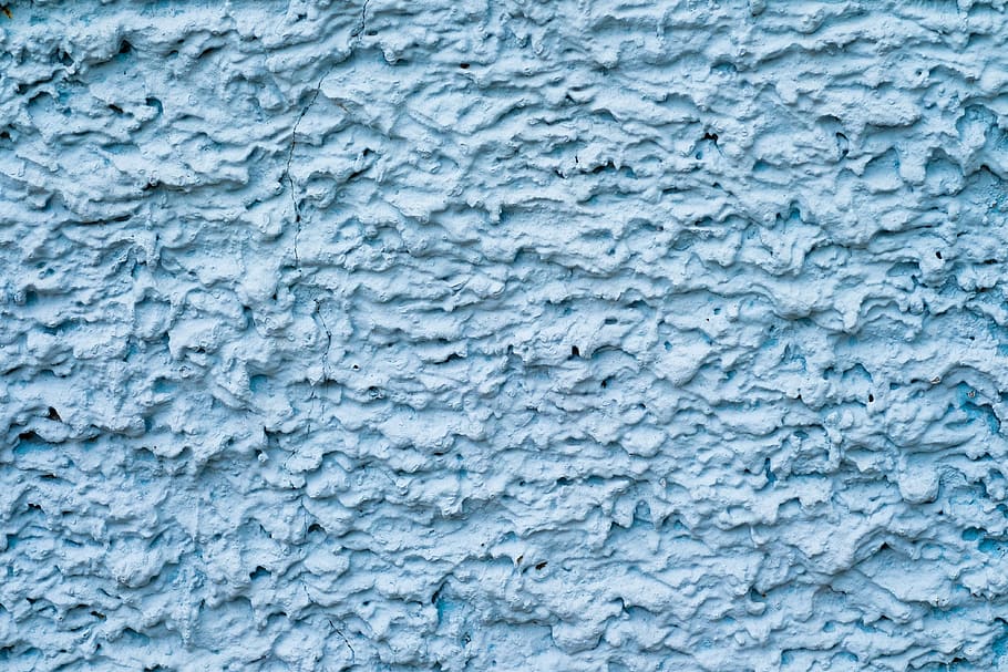 close-up photo of blue concrete wall, stone wall, cement wall HD wallpaper
