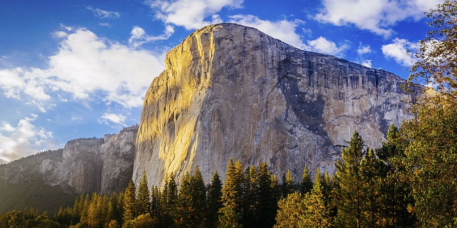 El Capitan, Yosemite at daytime, nature, landscape, mountain, HD wallpaper