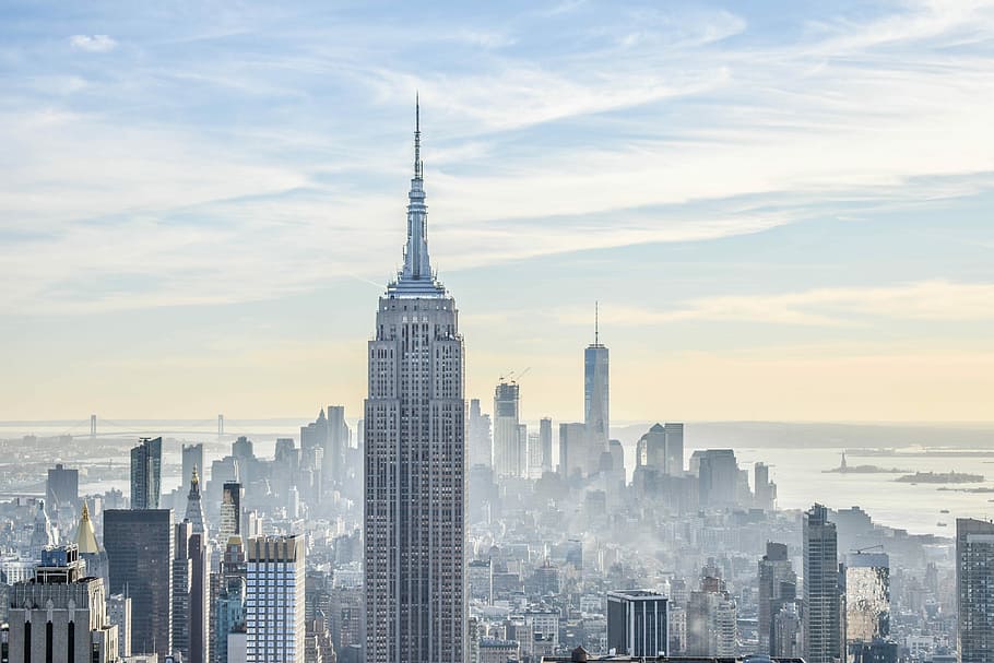 Chrysler Building, New York, Empire State Building, New York, HD wallpaper