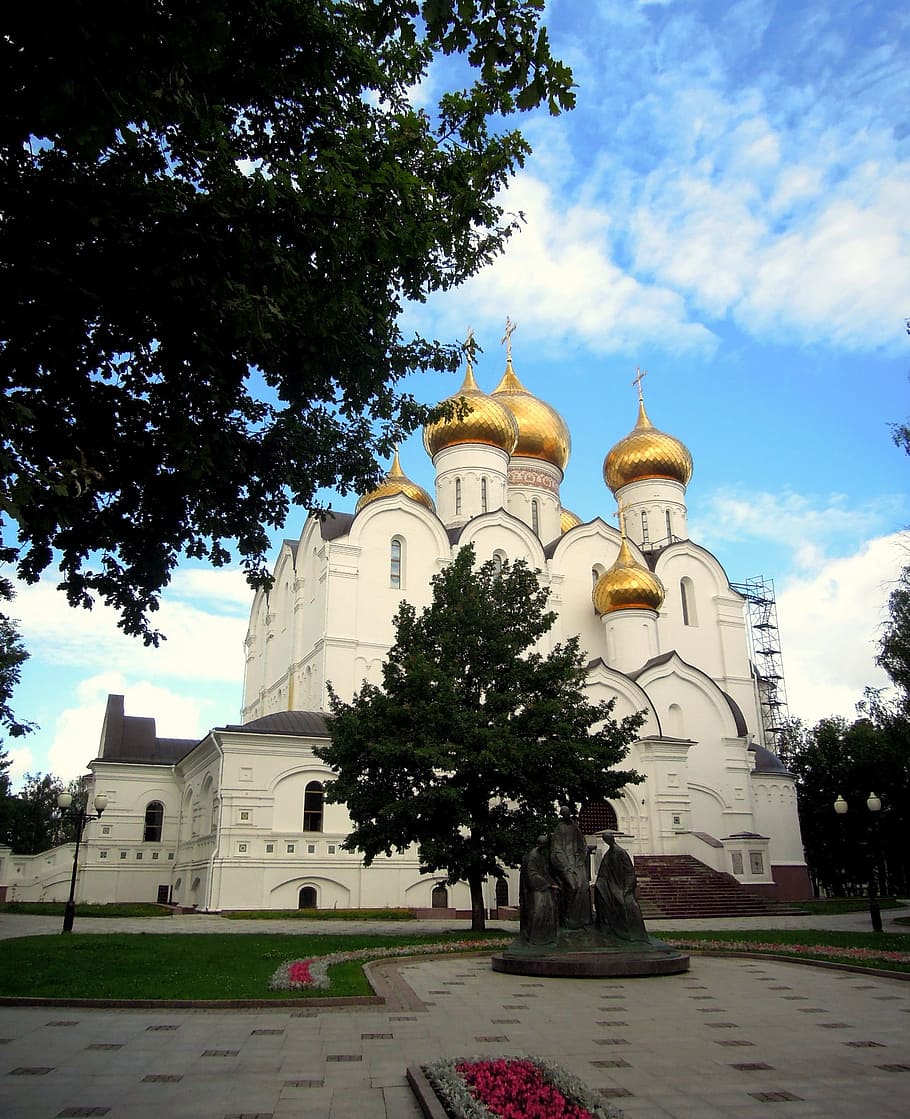 assumption cathedral, trinity, christianity, monument, religious HD wallpaper