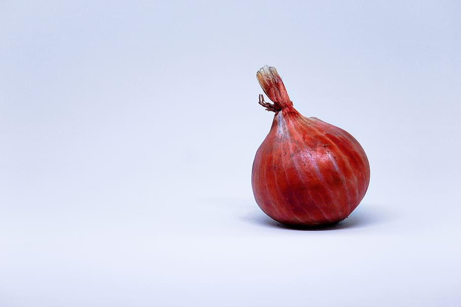 garlic, white, background, white background, wallpaper, food and drink HD wallpaper