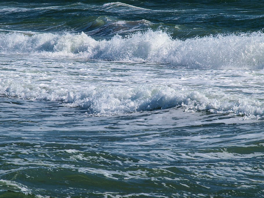 wave, sea, spray, surf, foam, ocean, water, waterfront, motion HD wallpaper