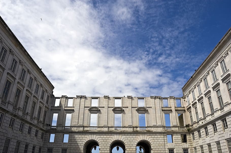 building, arch, architecture, landmark, monument, portugal HD wallpaper