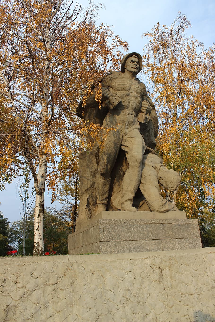 Paâtnik, Stalingrad Metro Station, volgograd, statue, sculpture, HD wallpaper