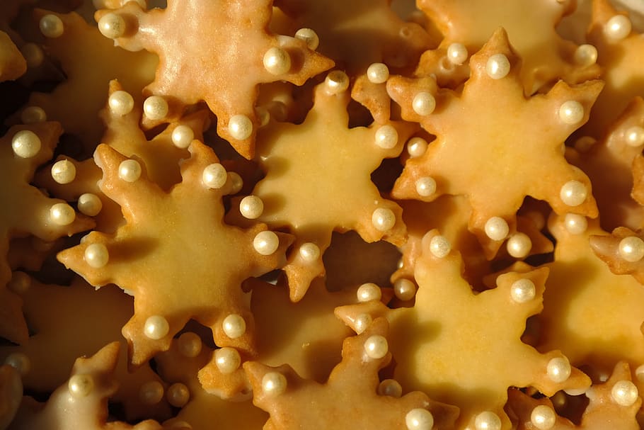 cookie, asterisk, bake, christmas time, sweet, delicious, nibble HD wallpaper
