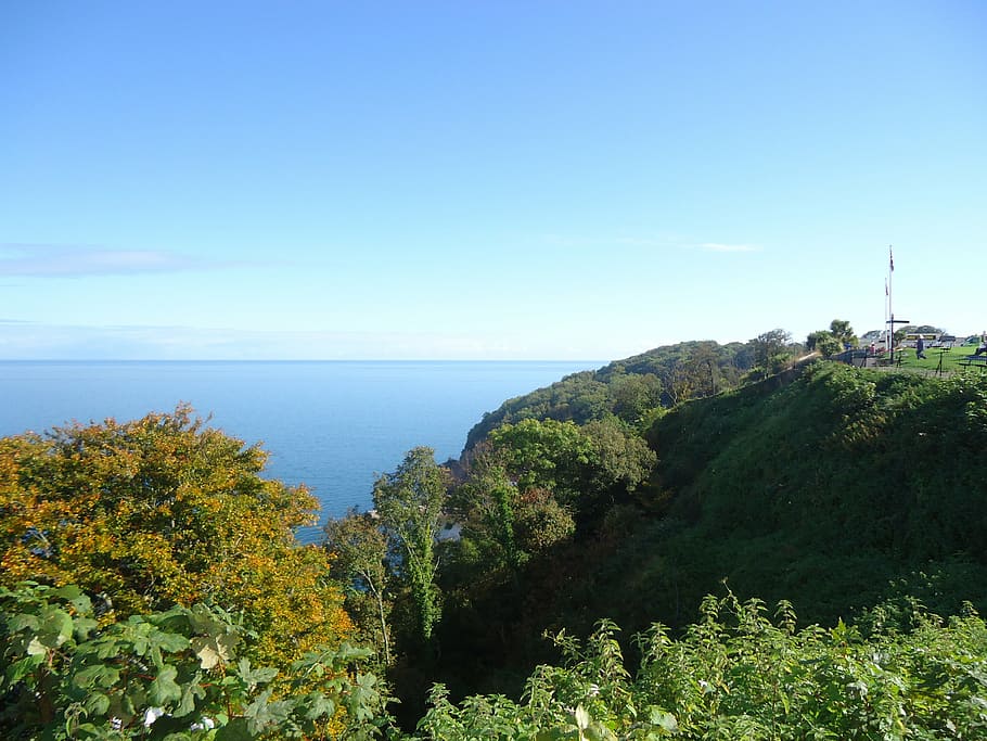babbacombe, devon, seaside, landscape, scenery, beach, coast HD wallpaper