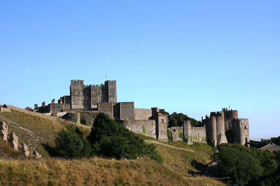 dover castle, england, sky, architecture, built structure, history HD wallpaper
