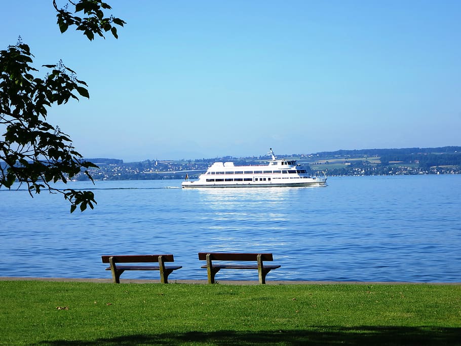 Excursion, Ship, Lake Constance, excursion ship, idyllic, nautical vessel HD wallpaper
