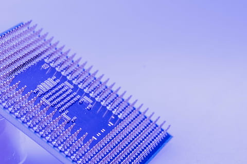 CPU illustration, processor, macro, pen, pin, computer, electronics HD wallpaper