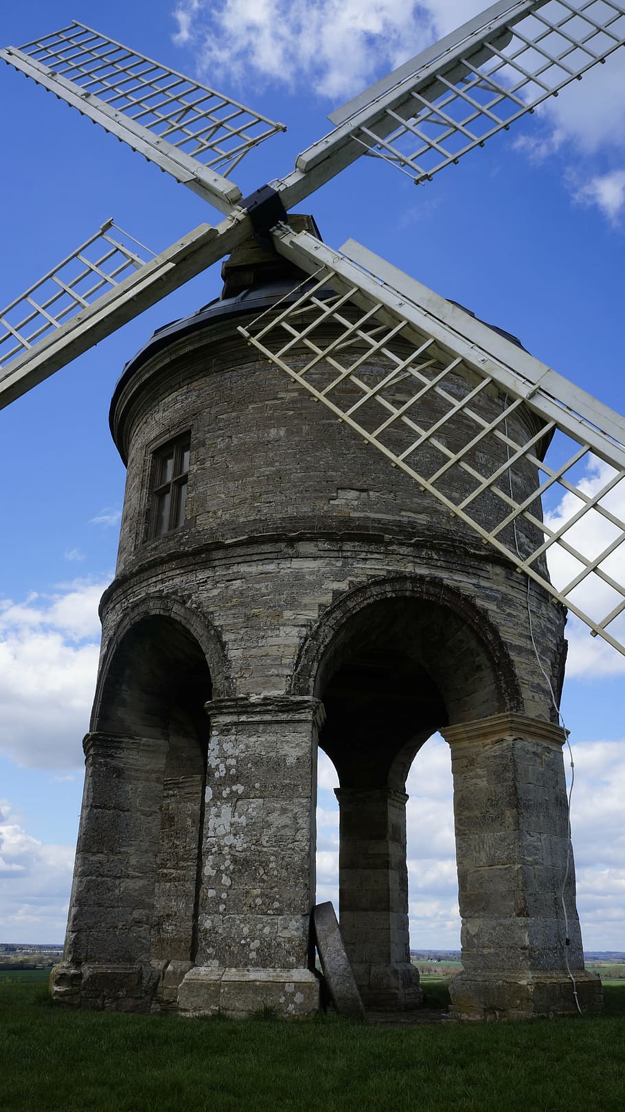 windmill, field, sky, built structure, architecture, low angle view HD wallpaper