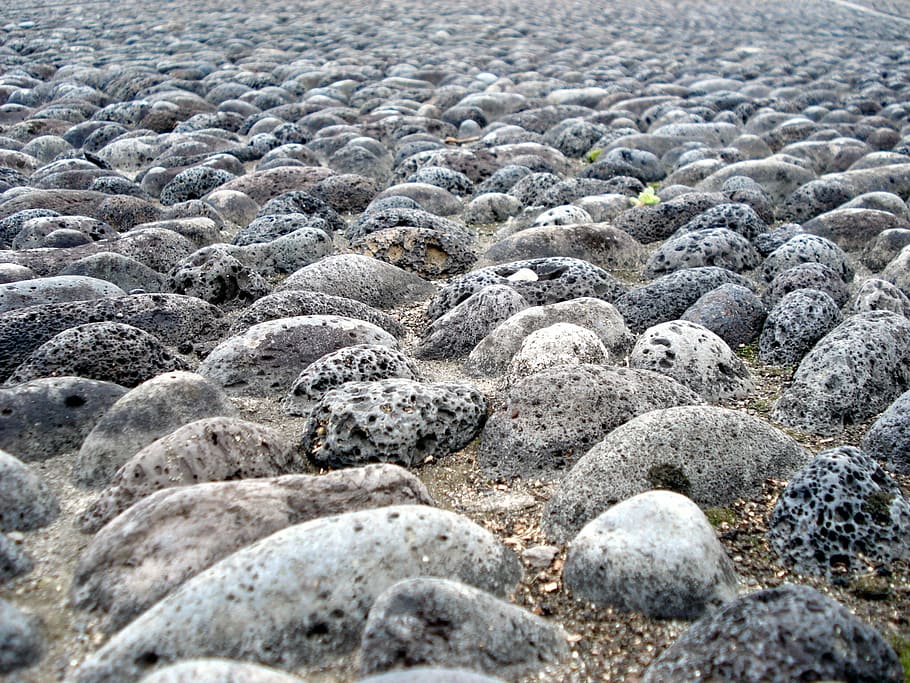 beach, nature, rocks, pebble, backgrounds, rock - Object, pattern HD wallpaper