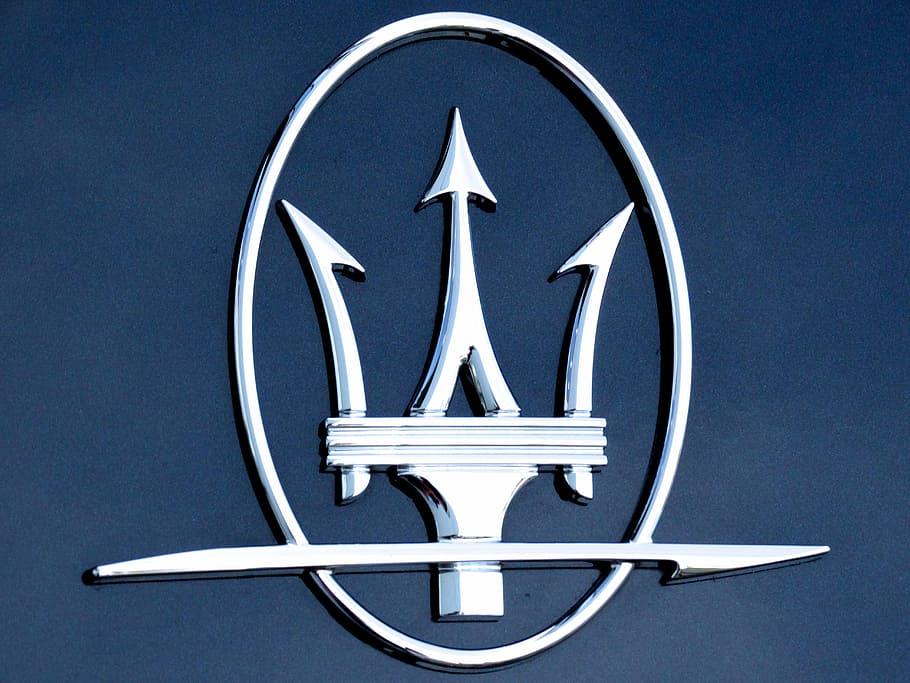 Maserati logo, car brand, noble model, noble brand, characters