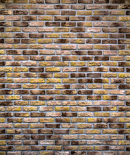 brown concrete brick cuddling, wall, rectangle, square, interior HD wallpaper