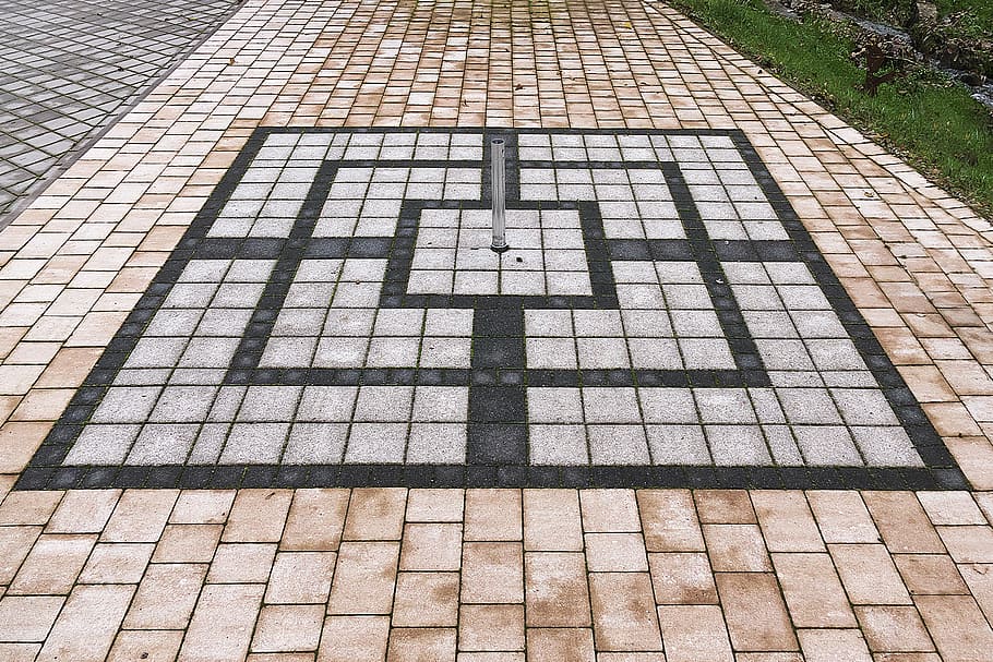 mill, mill game, paving stones, patch, paved, board game, flooring HD wallpaper