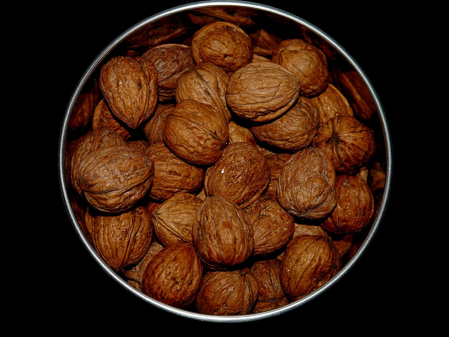 Walnut, Brown, Nuts, Food, Eat, black, food and drink, nut - food HD wallpaper