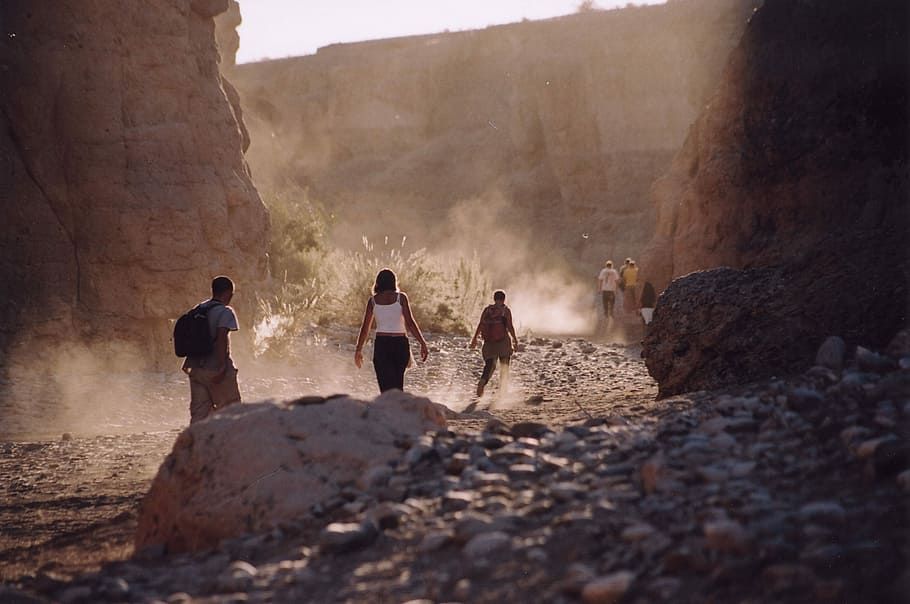 Sesriem, Namibia, Canyon, Sand, Desert, nature, exploration HD wallpaper
