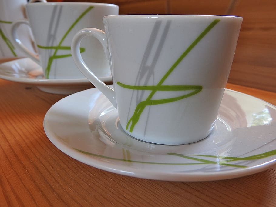 coffee cup, saucer, ceramic, food and drink, table, crockery HD wallpaper