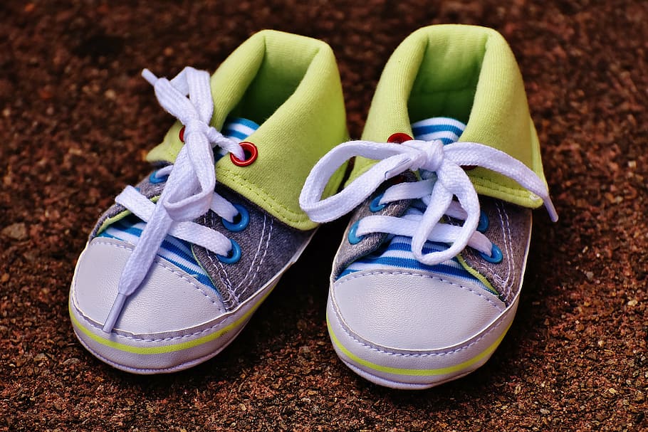 baby shoes, small, cute, charming, children's shoes, footwear, HD wallpaper