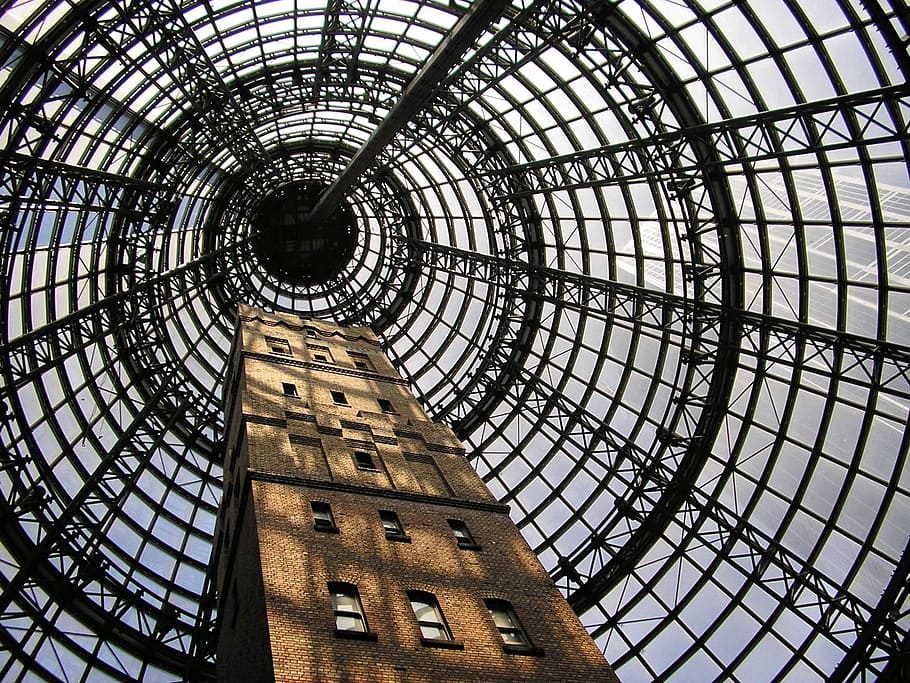 building, tower, urban, architecture, construction, perspective HD wallpaper