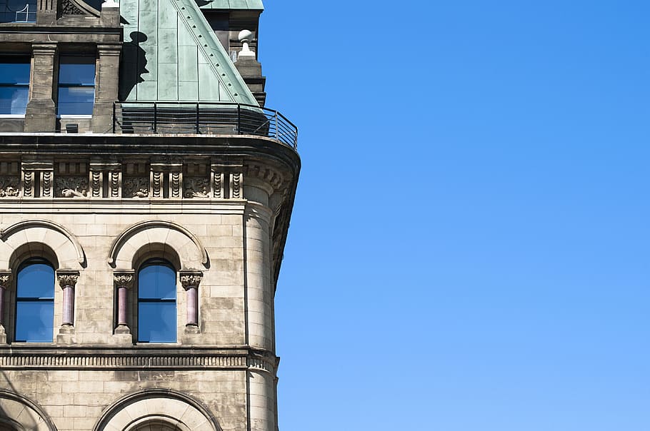architecture, building, blue, sky, historic building, city HD wallpaper
