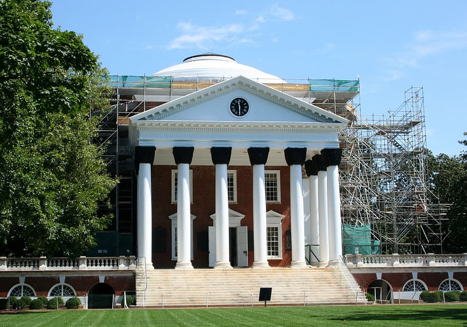 Rotunda, Dome, Architectural, restoration, university, library HD wallpaper