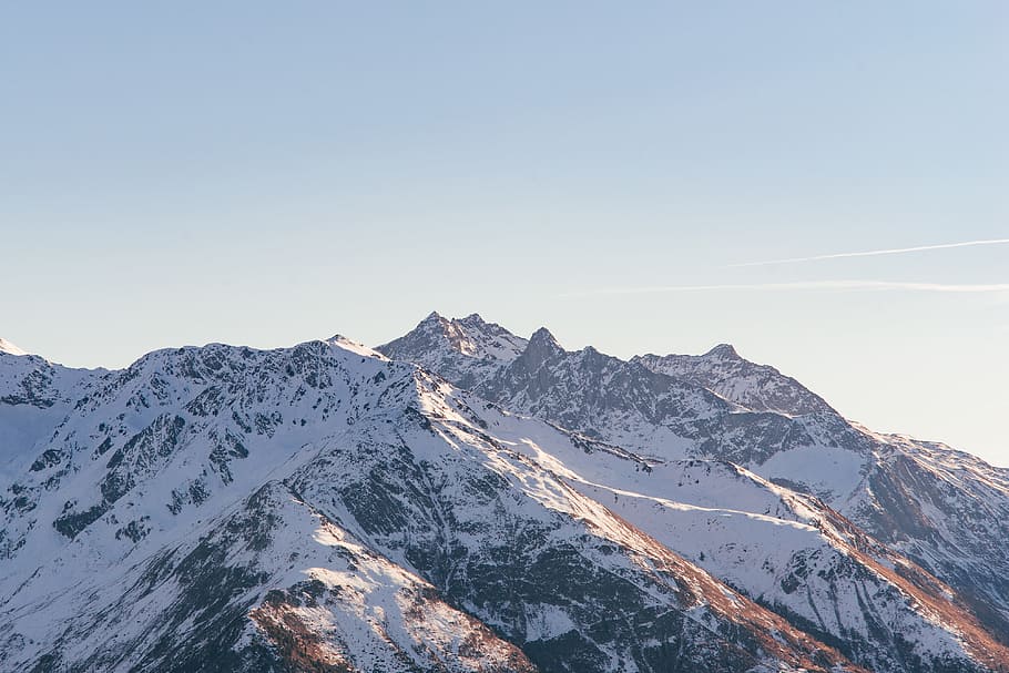 Alpine peaks, landscape, nature, mountain, snow, mountain Peak HD wallpaper